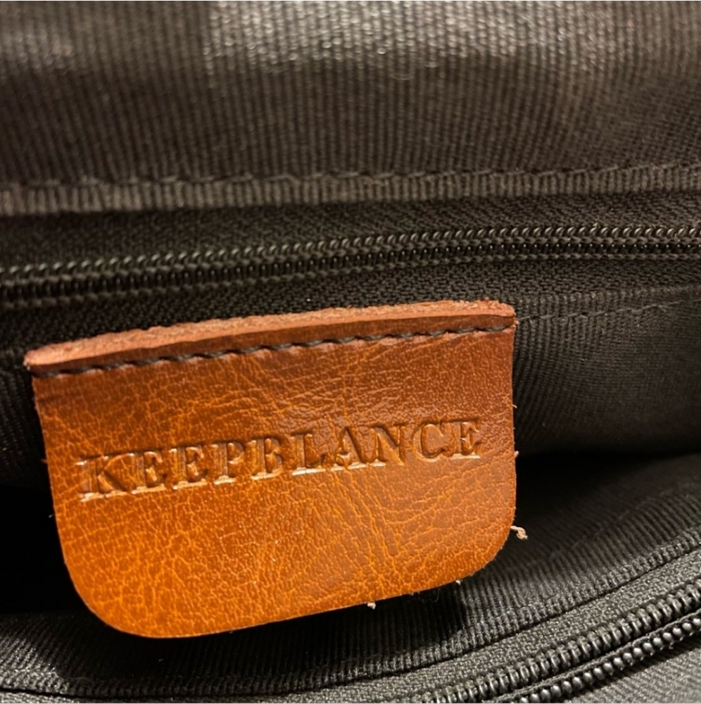 Keepblance Brown Leather Backpack - Picture 6 of 9